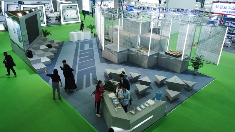 2019筑博會中機國際精彩亮相，省長許達哲親臨展位參觀調研