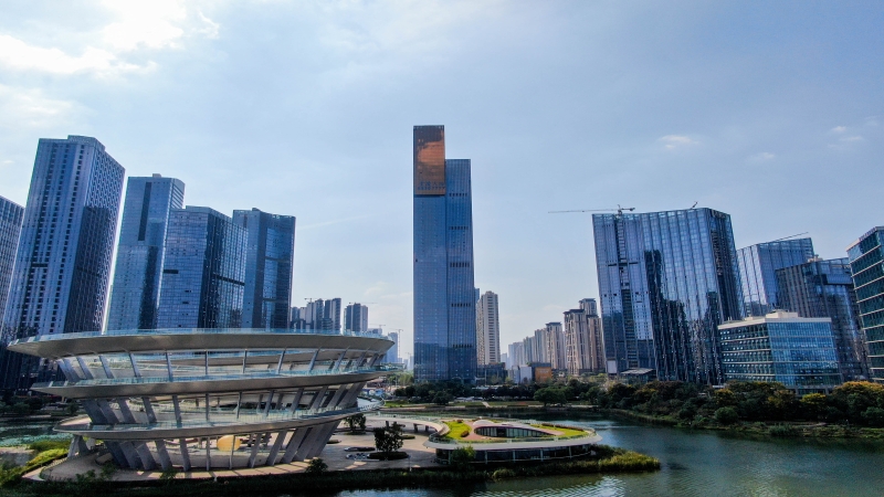 紅網(wǎng)報(bào)道！河西第二高樓即將投用